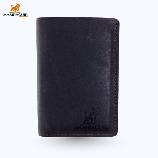 Porte-carte marron chocolat