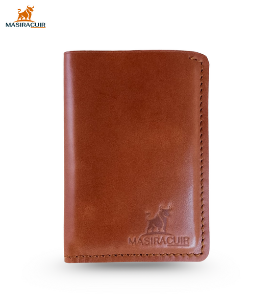 Portefeuille en cuir Marron pro