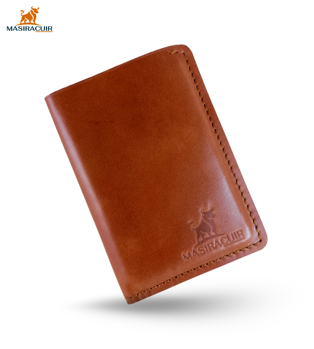 Portefeuille en cuir Marron pro