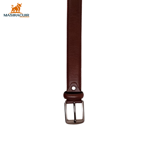 Ceinture en cuir, grainé